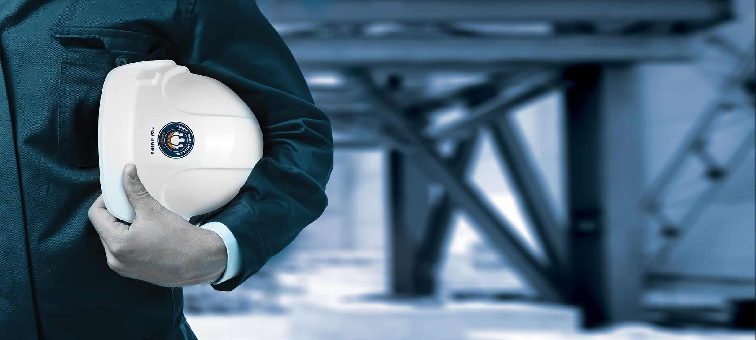 Business Professional Holding a White Device
